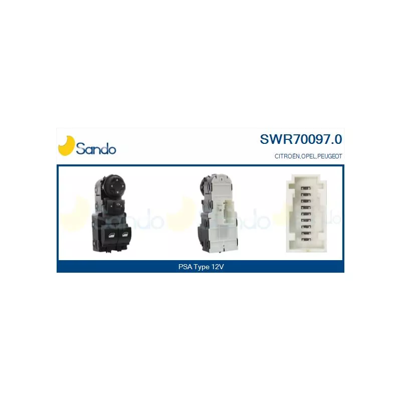 Interrupteur, lève-vitre SANDO SWR70097.0