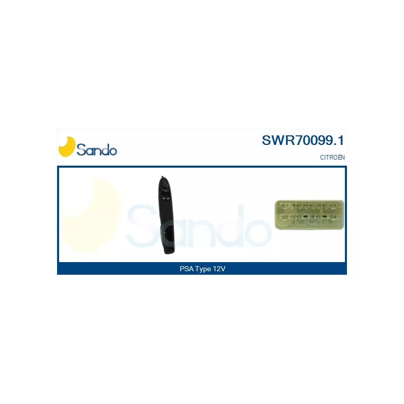Interrupteur, lève-vitre SANDO SWR70099.1