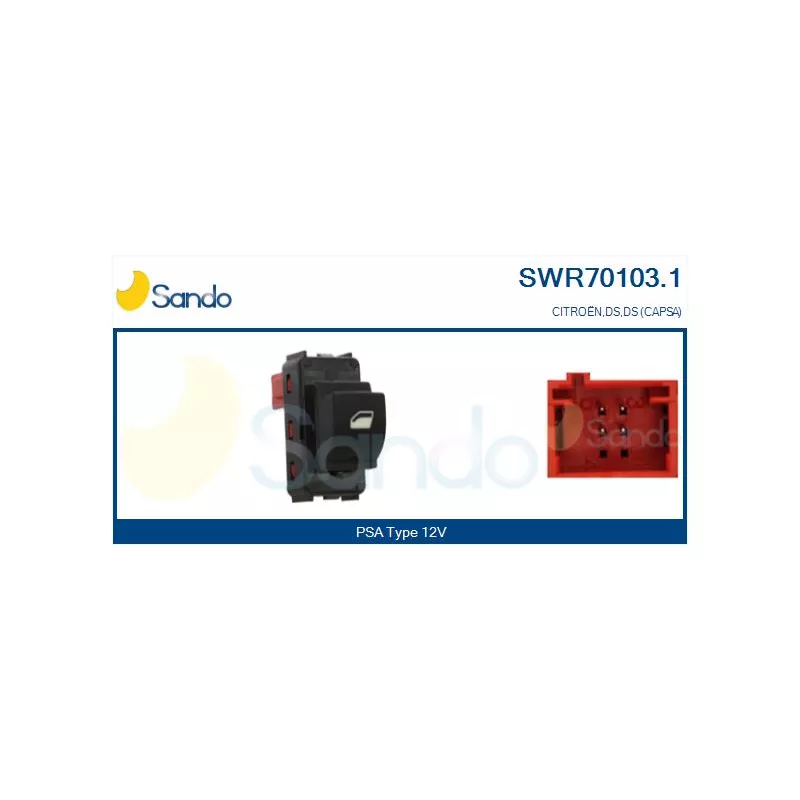 Interrupteur, lève-vitre SANDO SWR70103.1