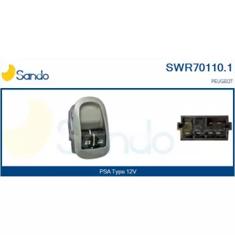 Interrupteur, lève-vitre SANDO SWR70110.1