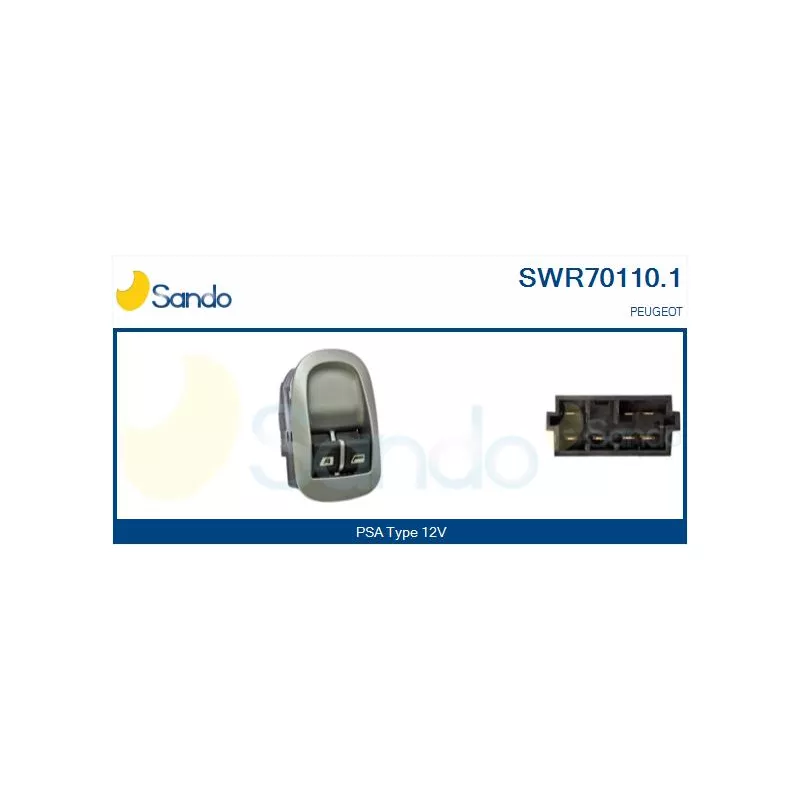 Interrupteur, lève-vitre SANDO SWR70110.1