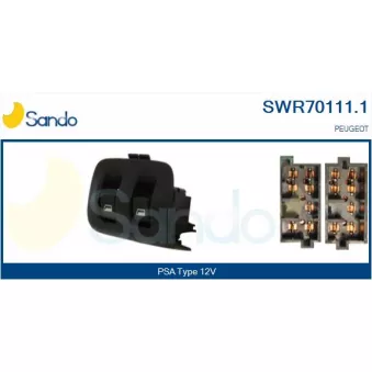 Interrupteur, lève-vitre SANDO SWR70111.1