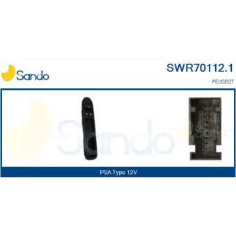Interrupteur, lève-vitre SANDO SWR70112.1