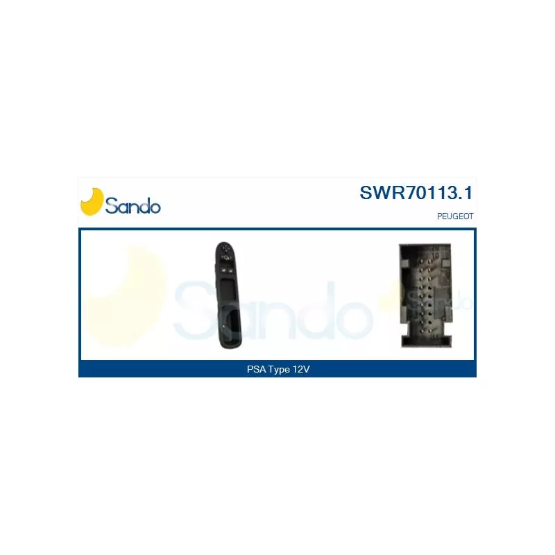 Interrupteur, lève-vitre SANDO SWR70113.1