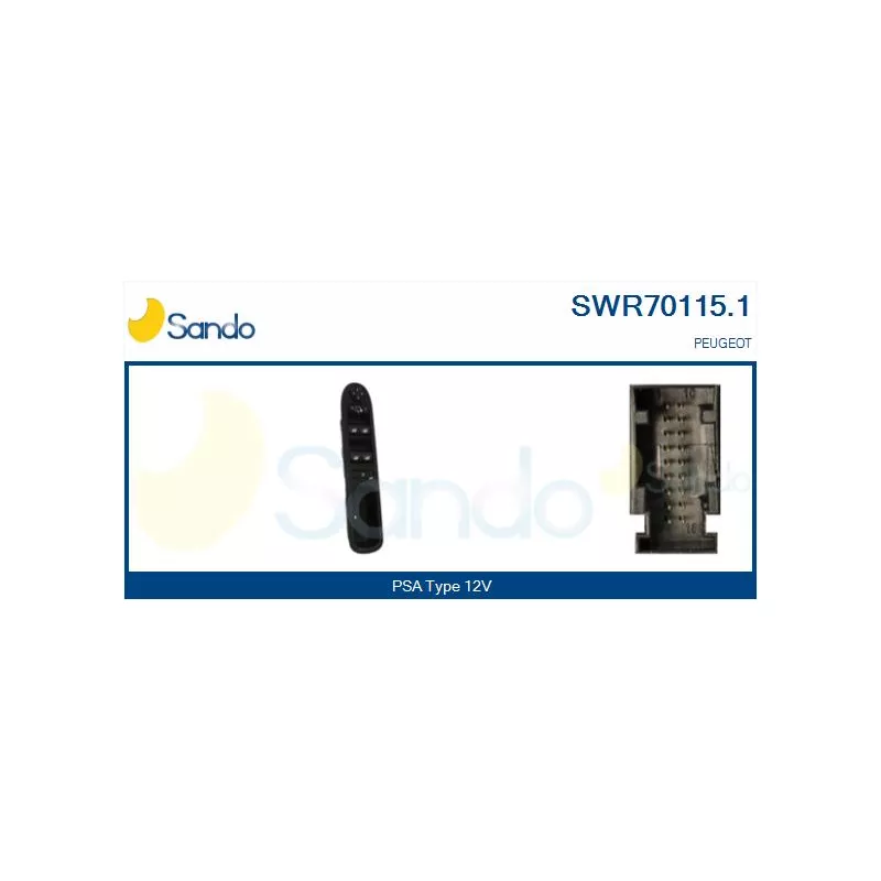 Interrupteur, lève-vitre SANDO SWR70115.1