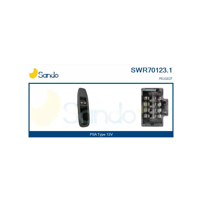 Interrupteur, lève-vitre SANDO SWR70123.1