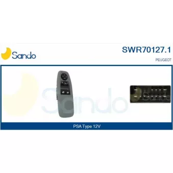 Interrupteur, lève-vitre SANDO SWR70127.1