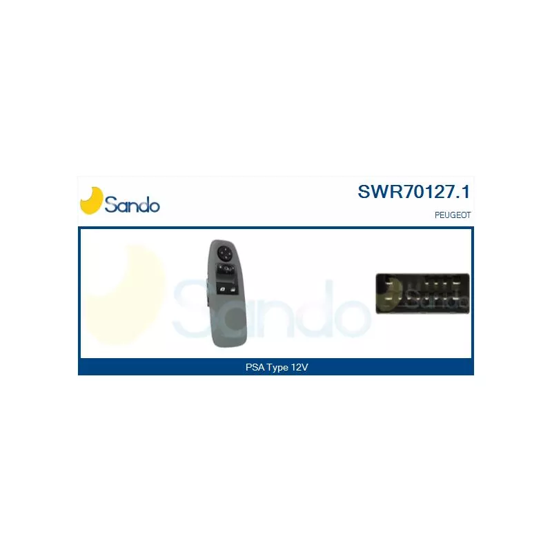 Interrupteur, lève-vitre SANDO SWR70127.1