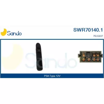 Interrupteur, lève-vitre SANDO SWR70140.1