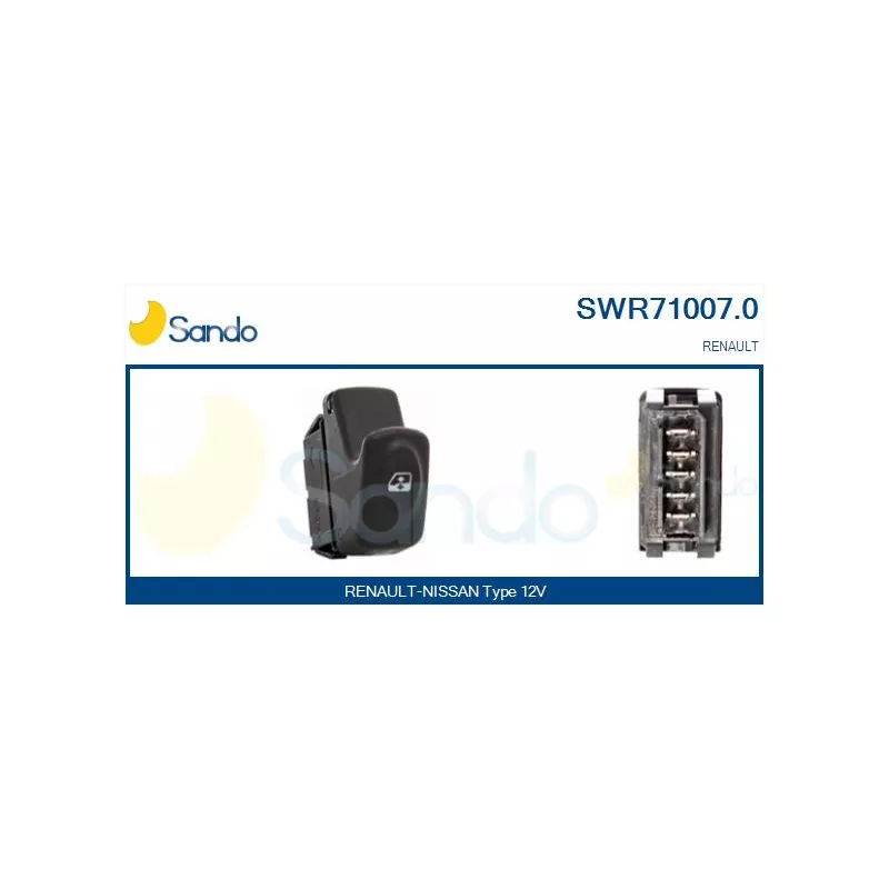 Interrupteur, lève-vitre SANDO SWR71007.0