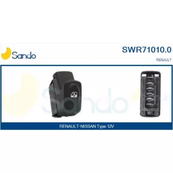 Interrupteur, lève-vitre SANDO SWR71010.0