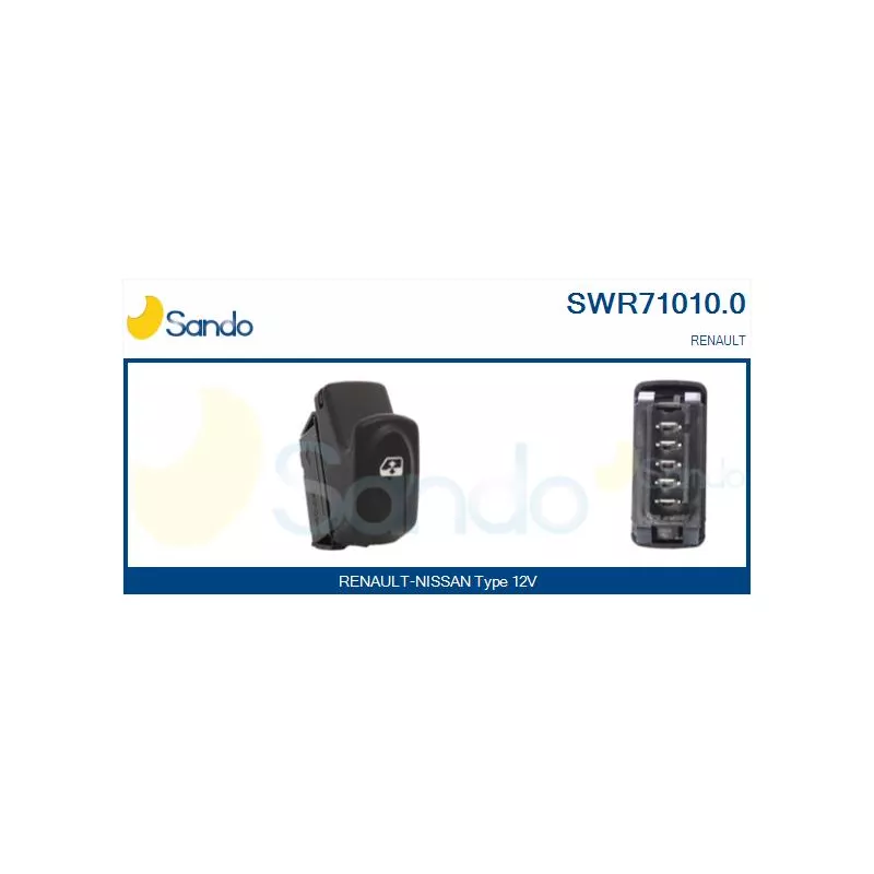 Interrupteur, lève-vitre SANDO SWR71010.0