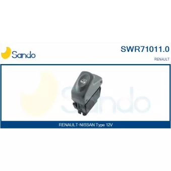 Interrupteur, lève-vitre SANDO SWR71011.0