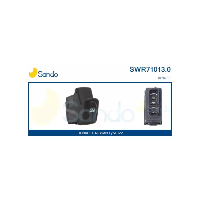 Interrupteur, lève-vitre SANDO SWR71013.0
