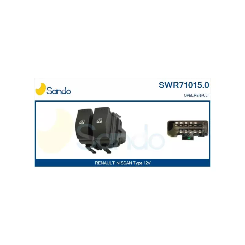 Interrupteur, lève-vitre SANDO SWR71015.0