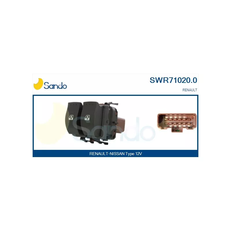 Interrupteur, lève-vitre SANDO SWR71020.0