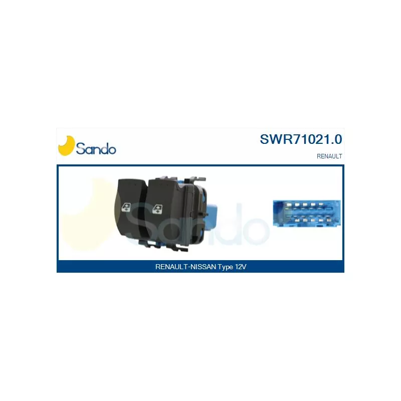 Interrupteur, lève-vitre SANDO SWR71021.0