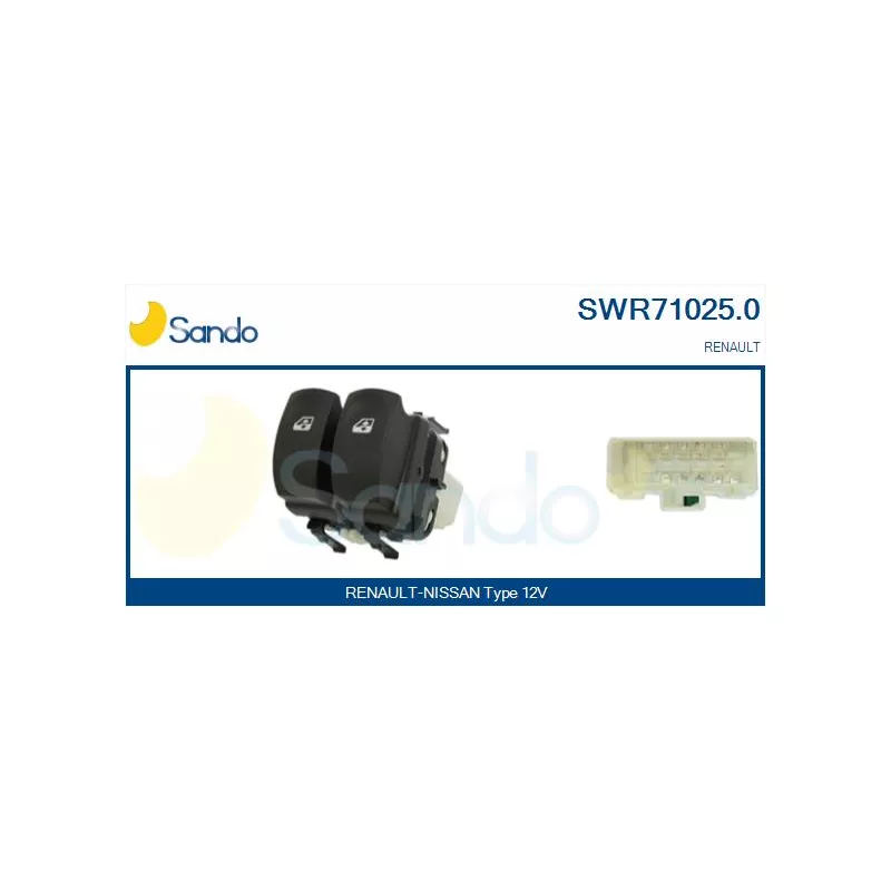 Interrupteur, lève-vitre SANDO SWR71025.0