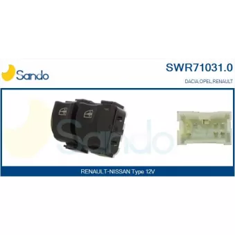 Interrupteur, lève-vitre SANDO SWR71031.0