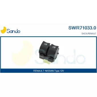 Interrupteur, lève-vitre SANDO SWR71033.0