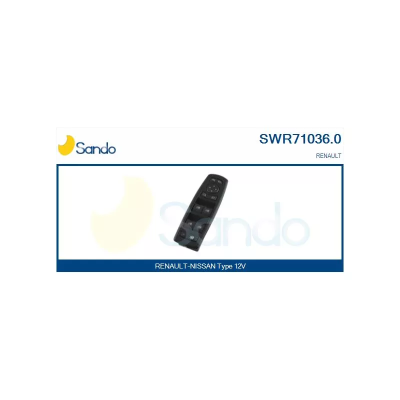 Interrupteur, lève-vitre SANDO SWR71036.0