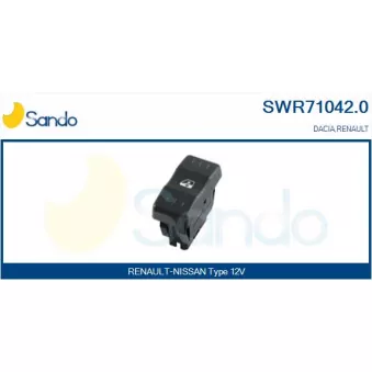 Interrupteur, lève-vitre SANDO SWR71042.0