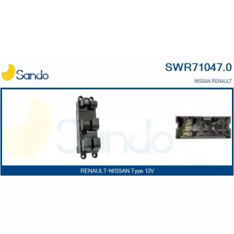 Interrupteur, lève-vitre SANDO SWR71047.0