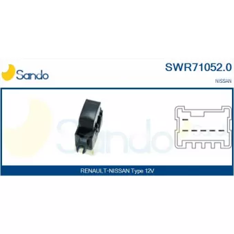 Interrupteur, lève-vitre SANDO SWR71052.0