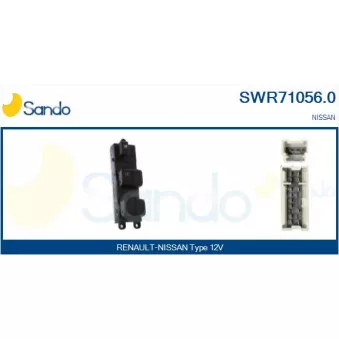 Interrupteur, lève-vitre SANDO SWR71056.0