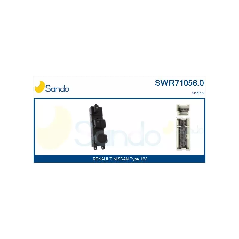 Interrupteur, lève-vitre SANDO SWR71056.0