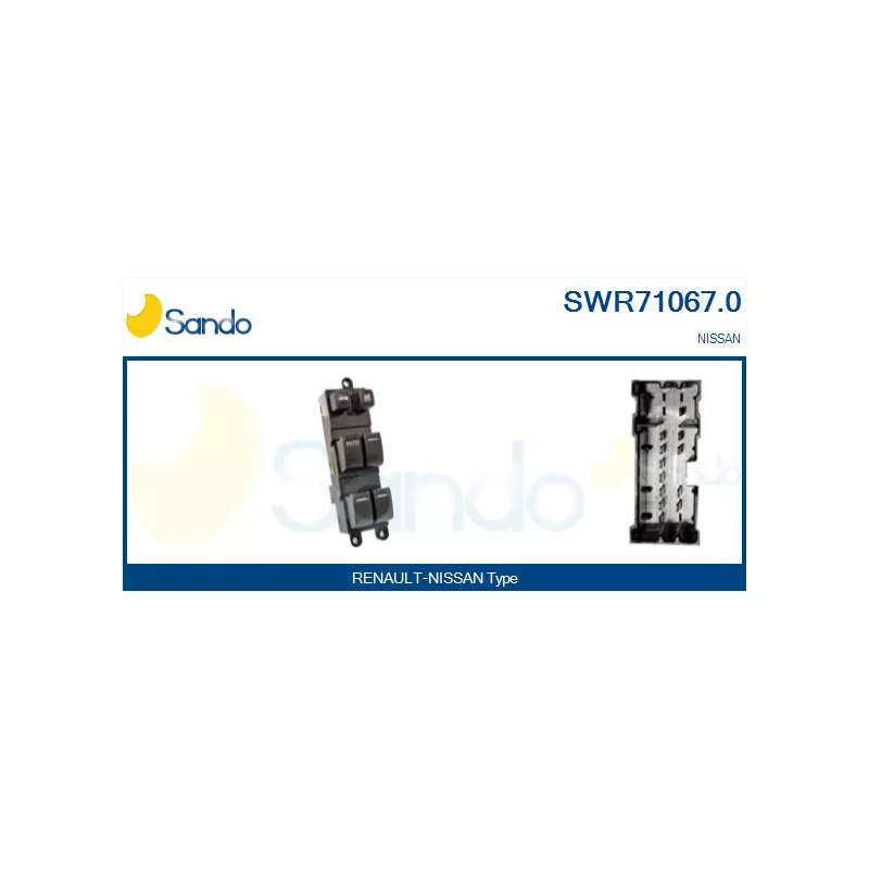 Interrupteur, lève-vitre SANDO SWR71067.0