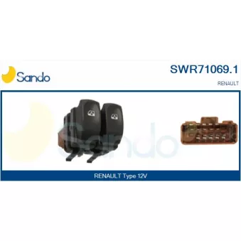 Interrupteur, lève-vitre SANDO SWR71069.1