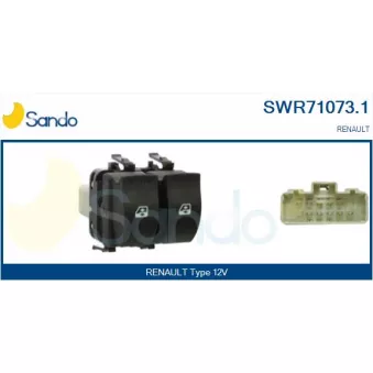Interrupteur, lève-vitre SANDO SWR71073.1