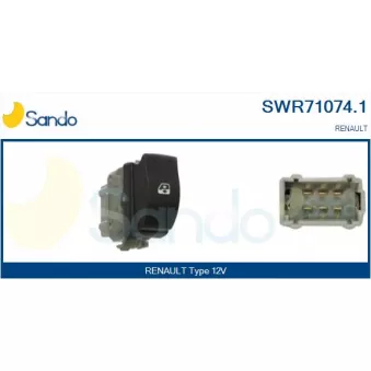 Interrupteur, lève-vitre SANDO SWR71074.1