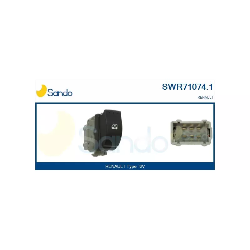 Interrupteur, lève-vitre SANDO SWR71074.1