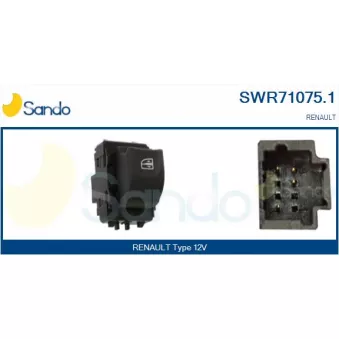 Interrupteur, lève-vitre SANDO SWR71075.1