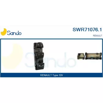 Interrupteur, lève-vitre SANDO SWR71076.1