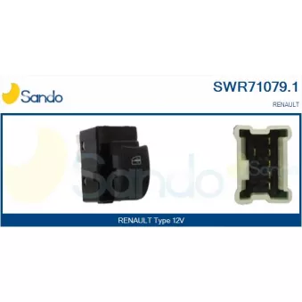 Interrupteur, lève-vitre SANDO SWR71079.1