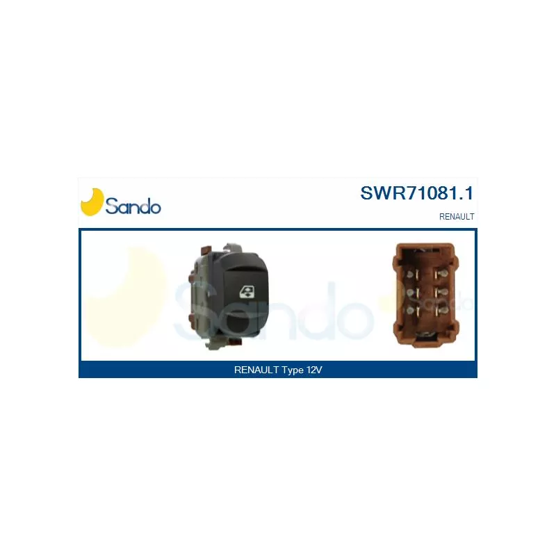 Interrupteur, lève-vitre SANDO SWR71081.1