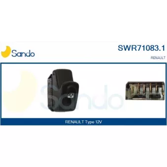 Interrupteur, lève-vitre SANDO SWR71083.1