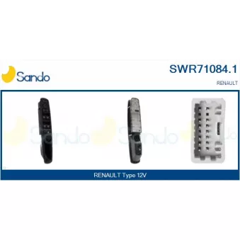 Interrupteur, lève-vitre SANDO SWR71084.1