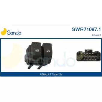 Interrupteur, lève-vitre SANDO SWR71087.1