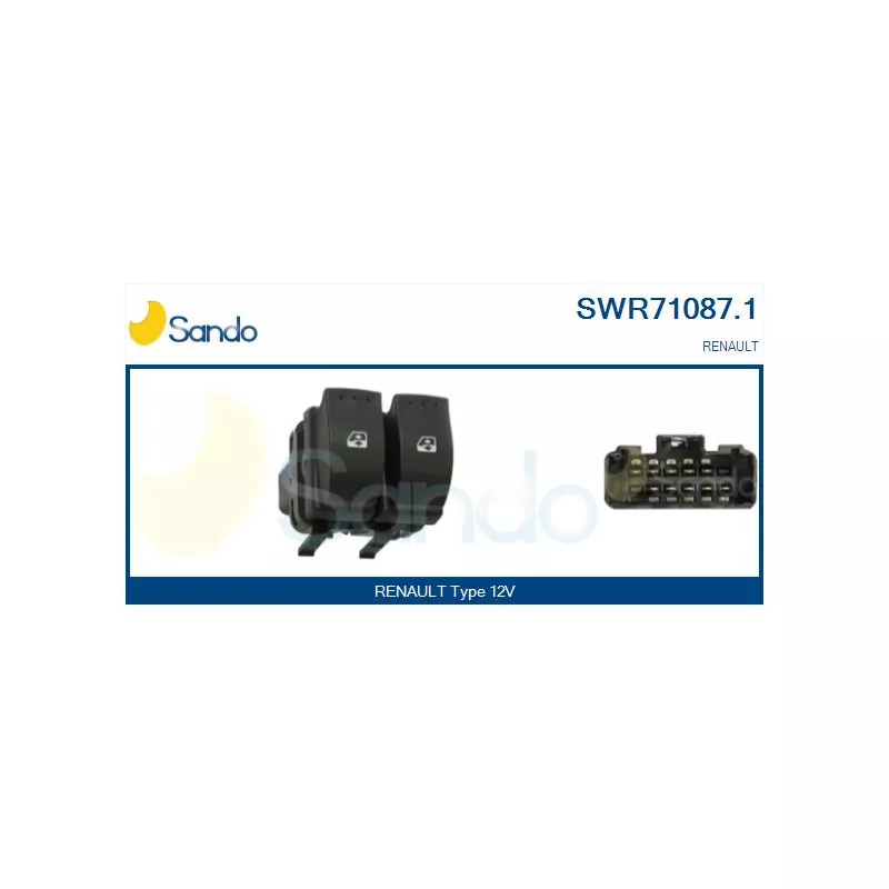 Interrupteur, lève-vitre SANDO SWR71087.1