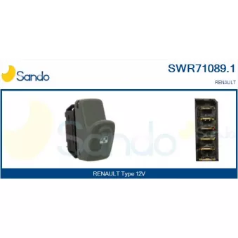 Interrupteur, lève-vitre SANDO SWR71089.1