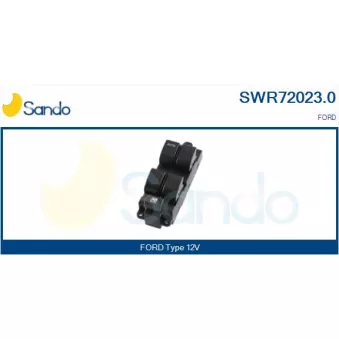 Interrupteur, lève-vitre SANDO SWR72023.0