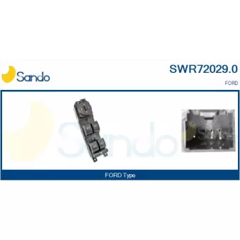 Interrupteur, lève-vitre SANDO SWR72029.0