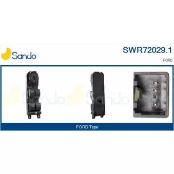 Interrupteur, lève-vitre SANDO SWR72029.1