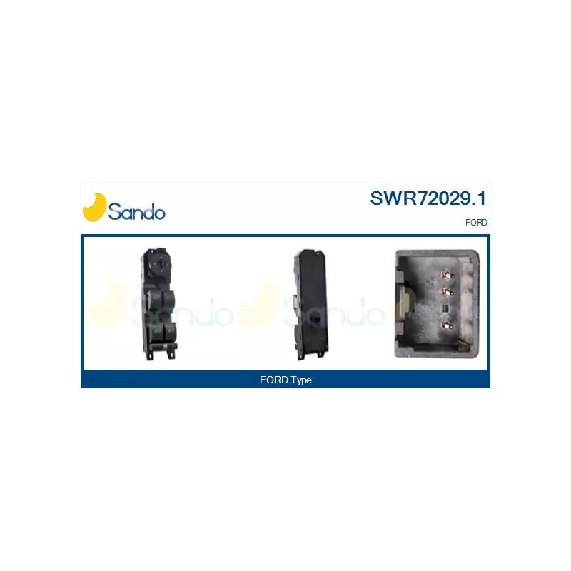 Interrupteur, lève-vitre SANDO SWR72029.1