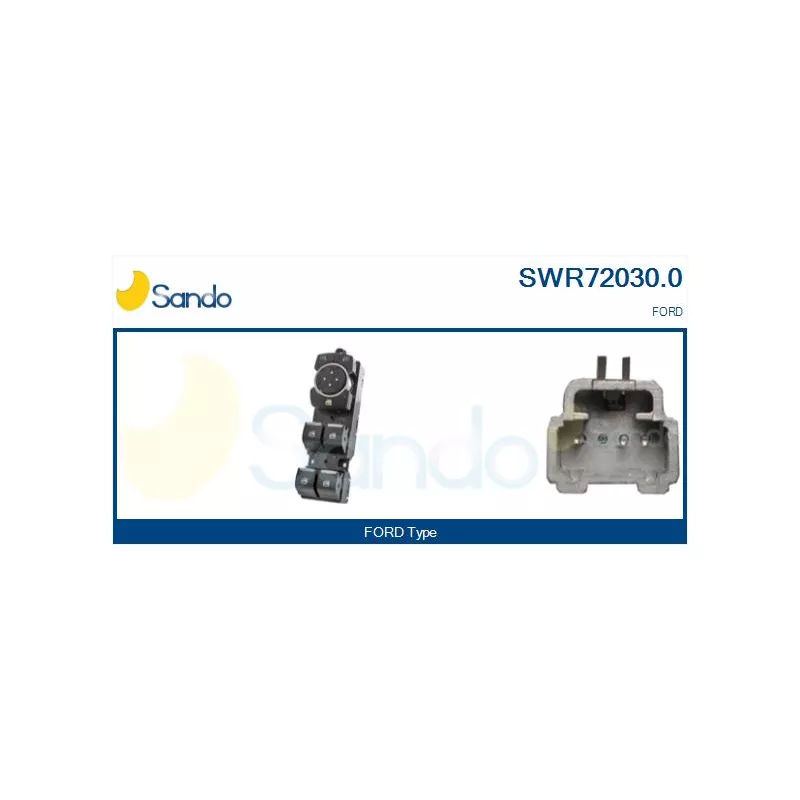 Interrupteur, lève-vitre SANDO SWR72030.0