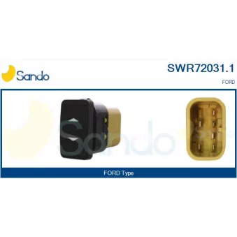 Interrupteur, lève-vitre SANDO SWR72031.1
